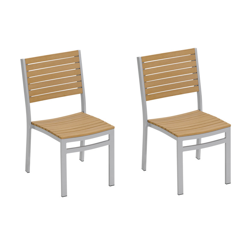 Travira Side Chair, Tekwood Natural, Flint