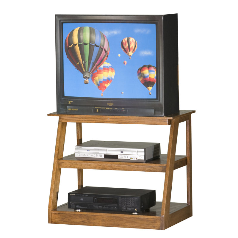 Pilar TV Stand for TVs up to 32", Medium Oak