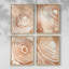 «Wood Grain Suminagashi I», ensemble de 4-404534323-404534322