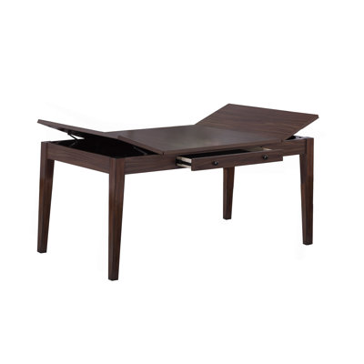 Table de salle à manger avec tiroirs encastrés et plateau de rangement 1 pièce