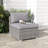 Outdoor Patio Armless Sofa With Cushion