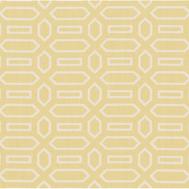 Tissu pavillon Schumacher x Veere Grenney, Paille