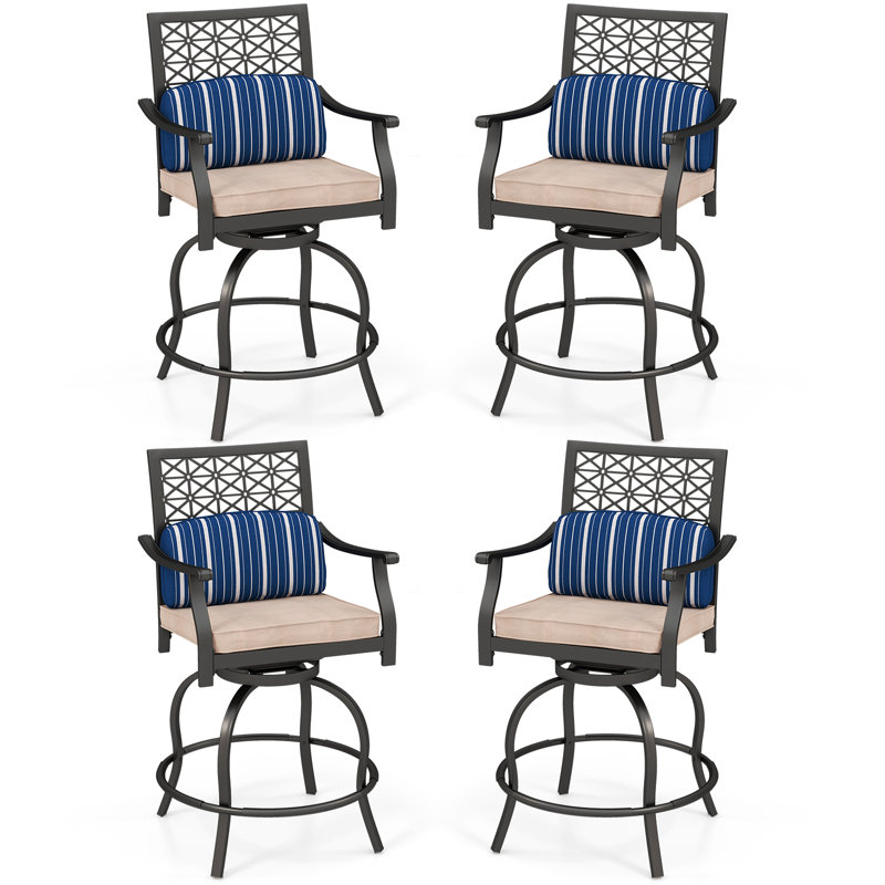 Tabouret de bar 25 "avec coussin Aivils