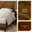 Base de lit avec tête de lit Vivian DELUXE - bois d'acacia-745207074-775379059