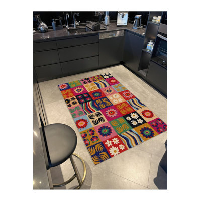 Tapis multicolore multicolore