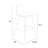 Kody Upholstered Stools with Steel Frame-89362051-89362062