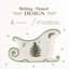 Christmas Tree Serve Sleigh Plate