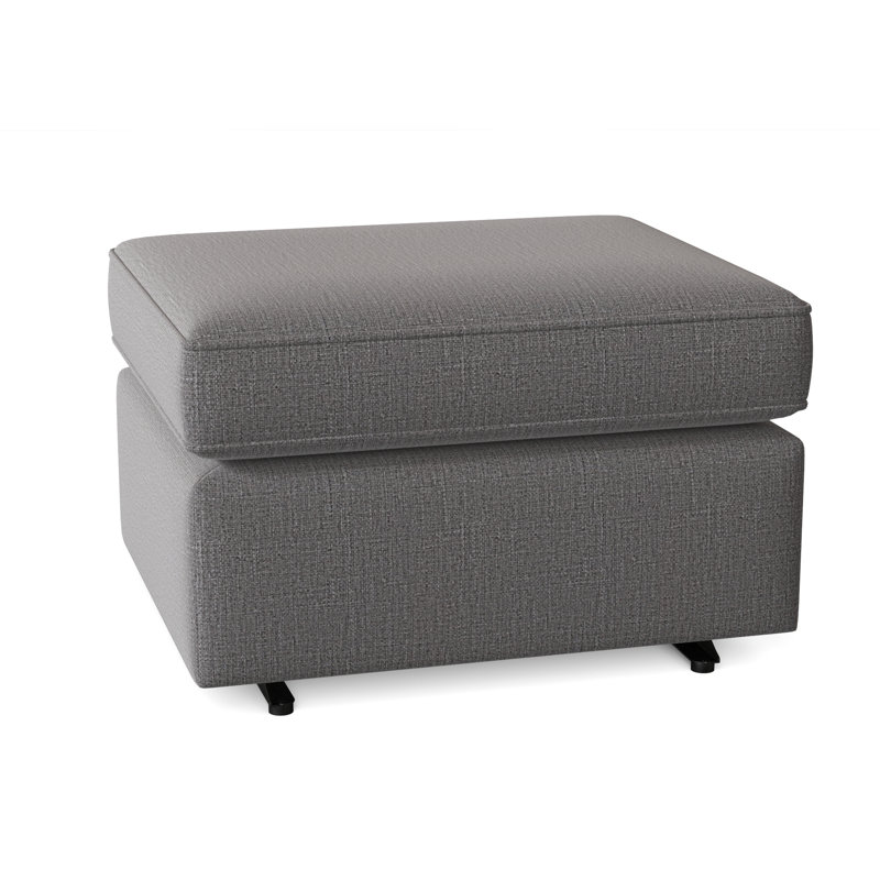 Hagen Upholstered Ottoman, Linen