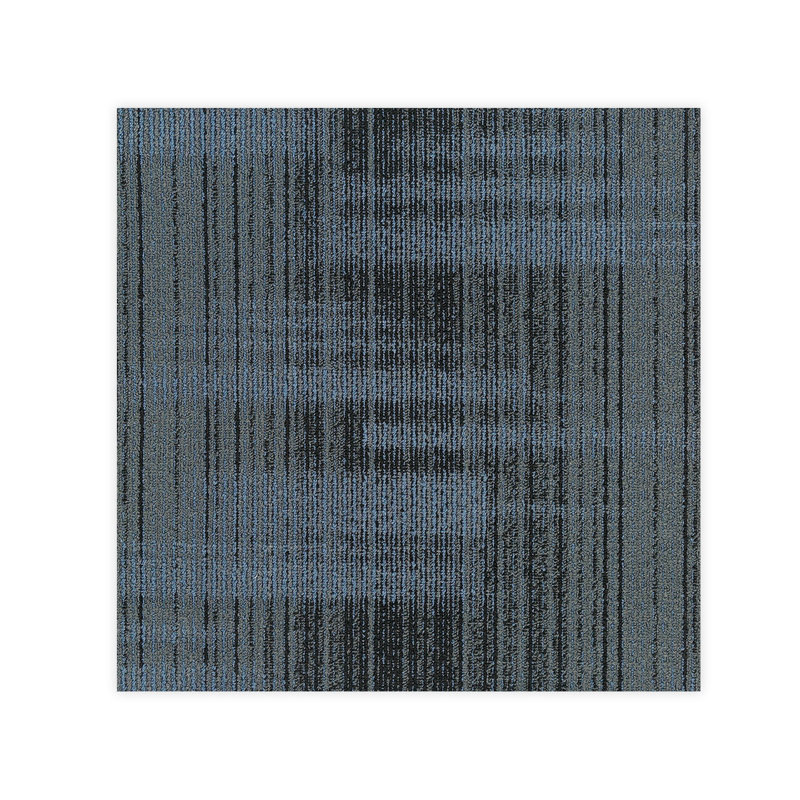 Dalle de tapis à niveaux multiples 19,7 po x 19,7 po, Aigue-marine
