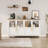 55" Sideboard Buffet Cabinet with 4 Glass Doors, Modern Farmhouse Storage Cabinet Table for Kitchen Dining Room, Living Room-2080515734