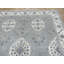 Tapis oriental Khotan Peshawar gris noué à la main 8 pi 2 po x 9 pi 7 po 34A25443E75B480E94E4F5183E1671D0