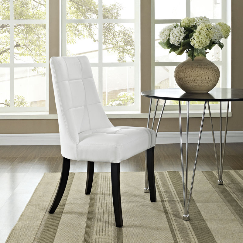 19.5'' H Upholstered Side Chair, White