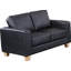 Peyton Faux Leather Living Room Set