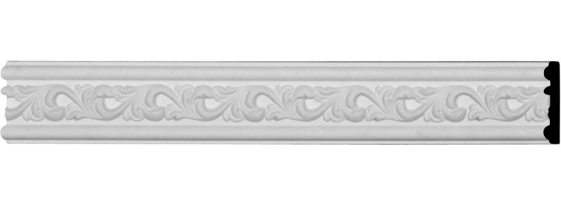 Tristan White Urethane Decorative Chair Rail Moulding