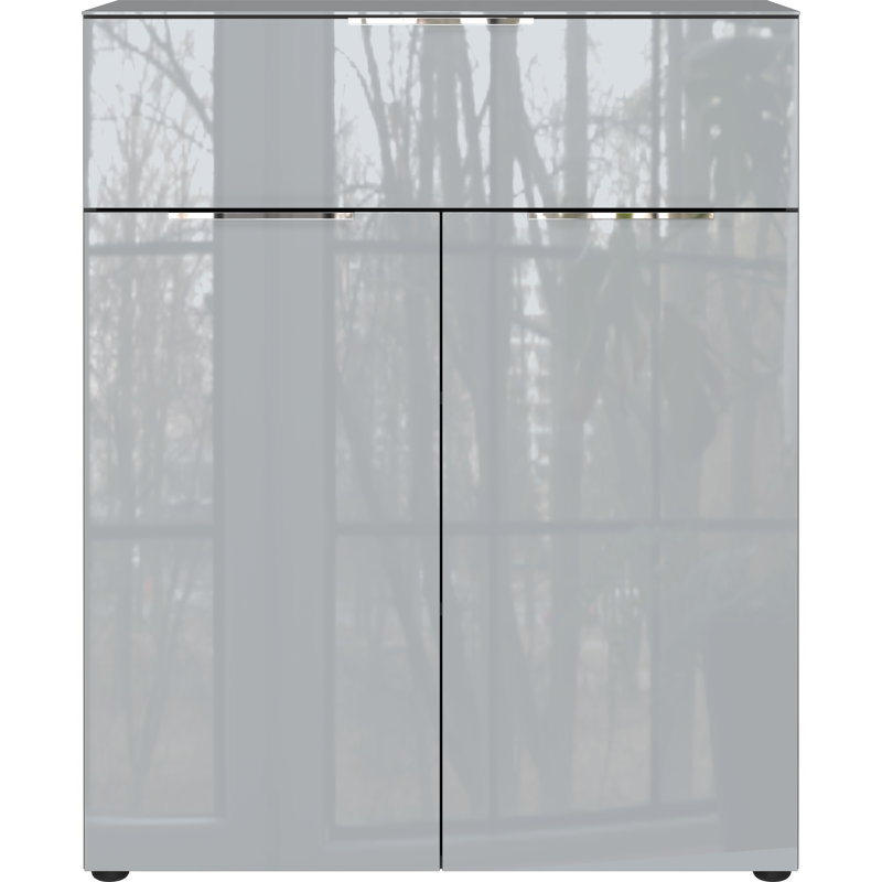 Abbygail 83cm W 1 - Drawer Chest of Drawers, Grey