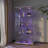 2-door 4-shelf;Display Cabinet with LED lights