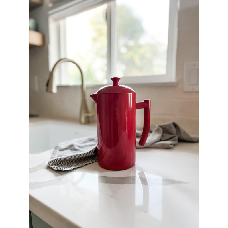 4.25-Cup Shiraz Red French Press Coffee Maker