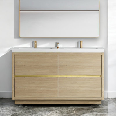 Beira 60" Double Bathroom Vanity