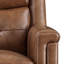 Fauteuil rétro en cuir pleine fleur