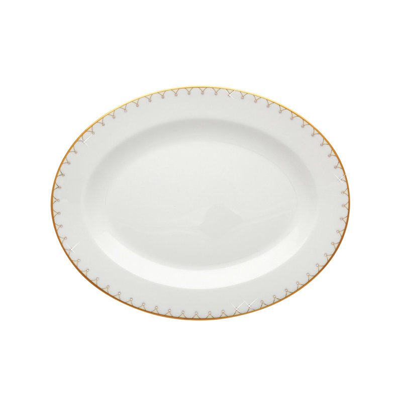 Princess Gold Bone China Platter
