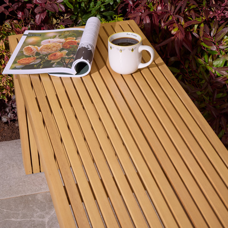 Rowlinson Kyoto Bench, 50cm H x 150cm W x 50cm D