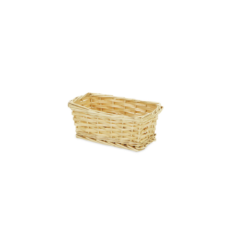 Panier en osier compact