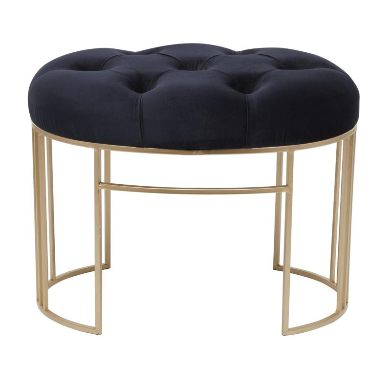 Banc en fer Berlin, Noir