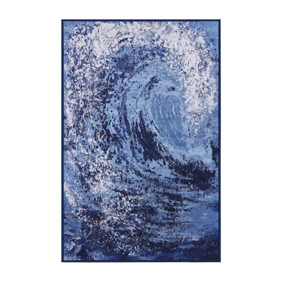 Tapis bleu Brickerville
