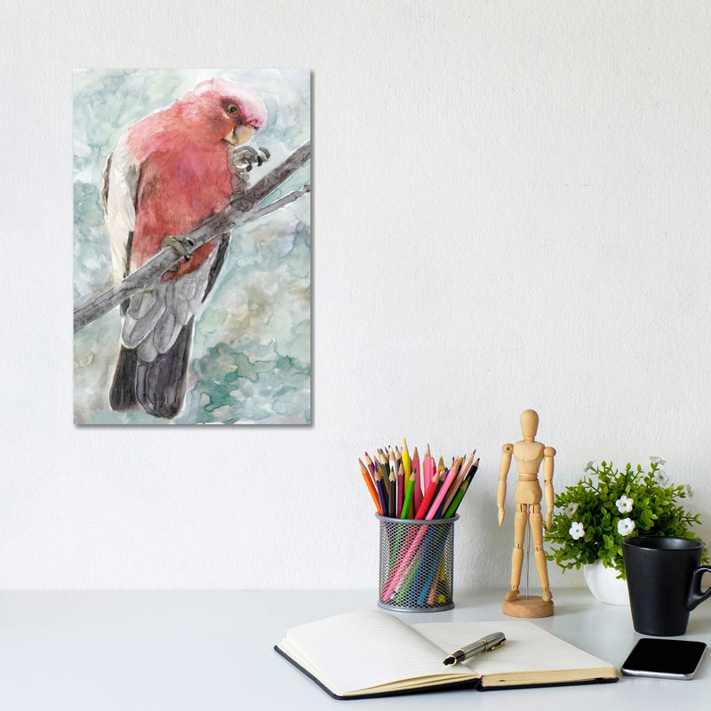 Tropic Parrot I by Stellar Design Studio - Wrapped Canvas Gallery-Wrapped Canvas Giclée, 30.48 cm H x 20.32 cm W