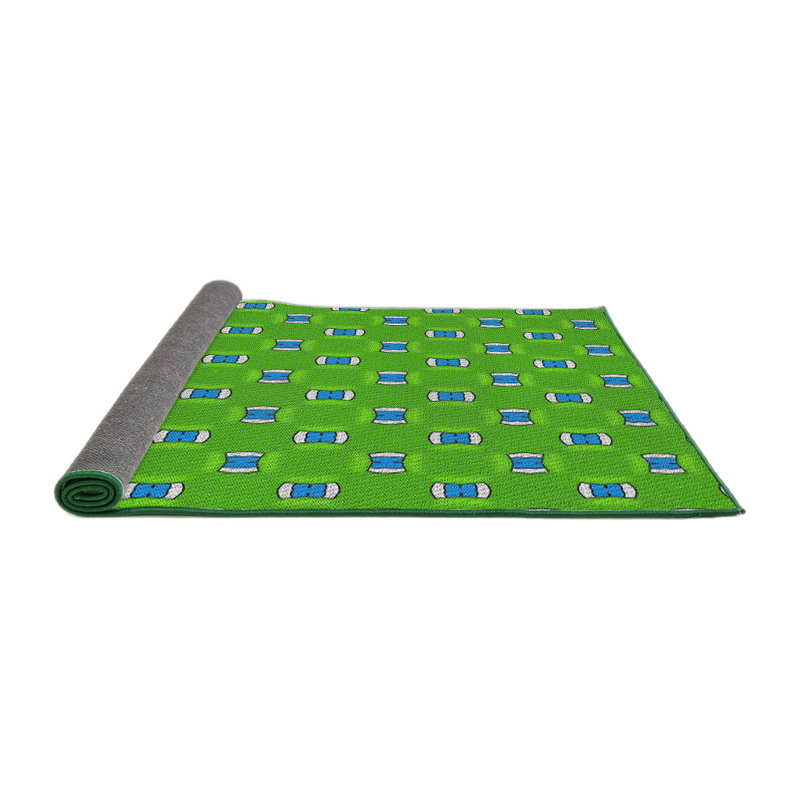 Tapis vert Power Loom, Carré 3 pi