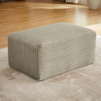 Cloud Design en forme de L avec tissu en velours côtelé et doux, sans assemblage pour canapé, matériau, confort instantané, espaces multifonctionnels