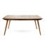 Table de salle à manger en bois pour l'extérieur 69 po - Finition pour un repas mémorable