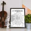 St. Petersburg City Map - No Frame Print-1826901411