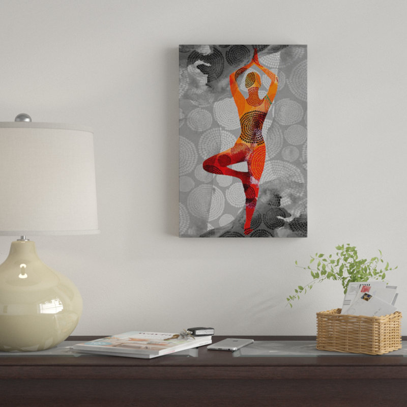 «Yoga Pose I», impression sur toile, H 12 po x l 8 po x P 0,75 po, Toile tendue, Pas de tapis