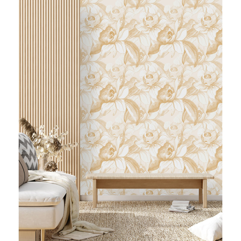 Panneau de papier peint, L 18,75 po x L 25 po, Vinyle