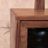 Nut-brown Solid Wood+Tempered Glass Display Cases