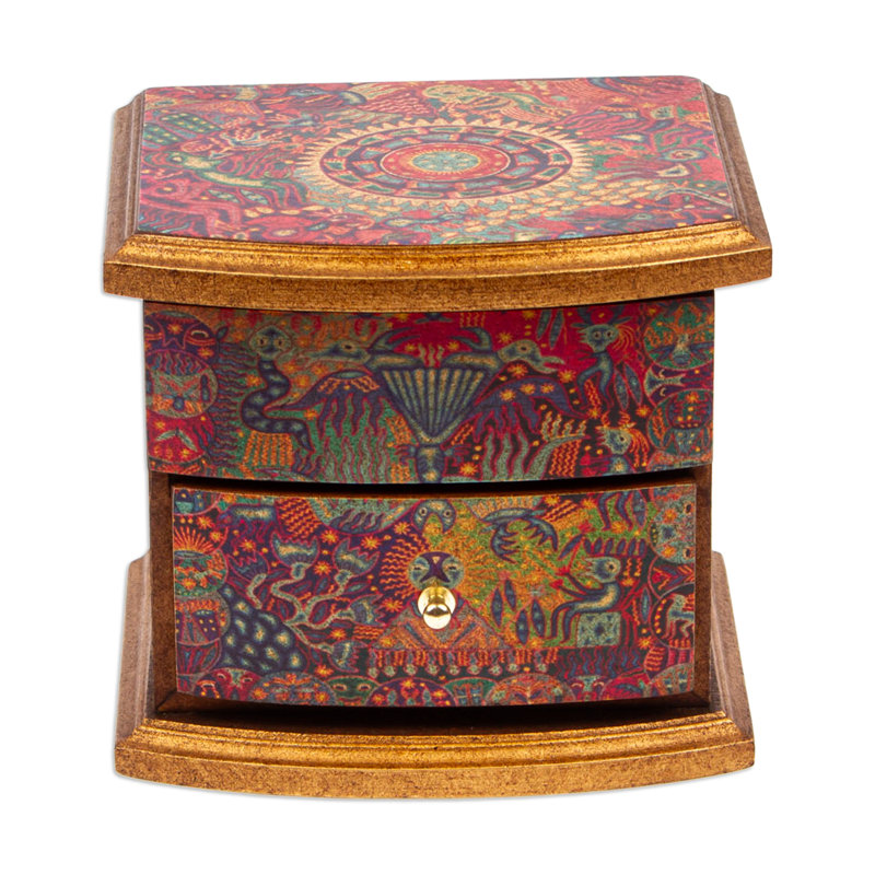 Wood Jewelry Box + Drawers
