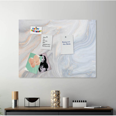 Magnetic Glass Photo Memo Board