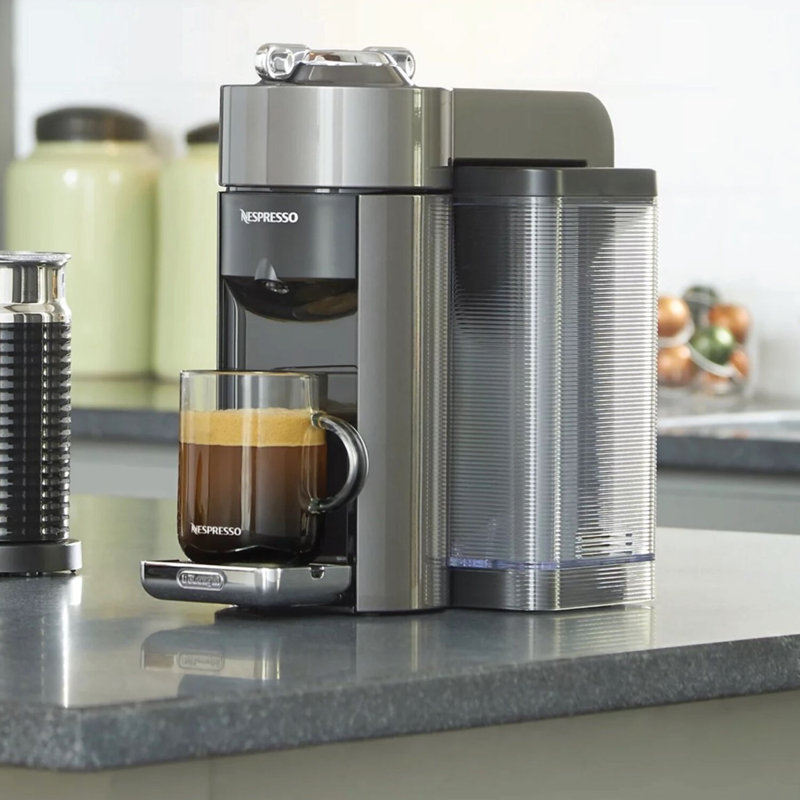 Nespresso Vertuo Coffee and Espresso Machine by De'Longhi, Graphite Metal