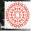 Ensemble de rideau de douche Mandala + crochets-44221790