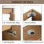 Meuble-lavabo autoportant de 23 po avec lavabo et portes à fermeture douce-1175571239