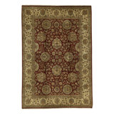 Royal Crown Magnolia Hand Woven Wool Oriental Area Rug