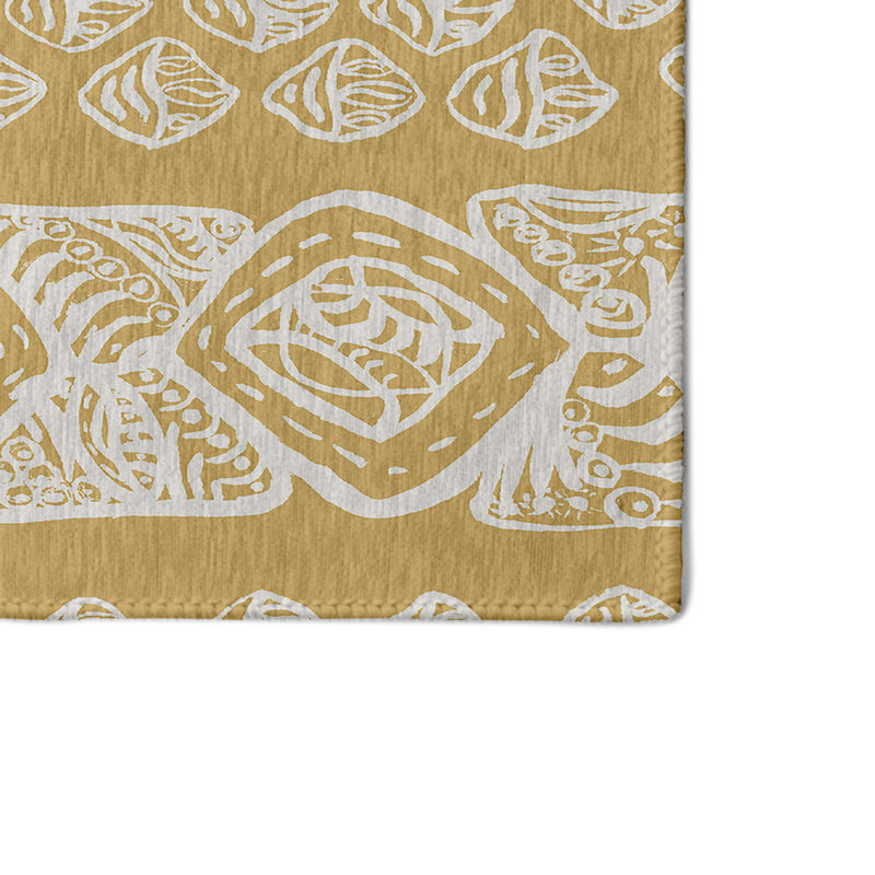 Safari Chenille Geometric Indoor Rug, Rectangle 4' x 6'