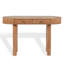 Bureau ovale en bois 2 tiroirs Gialana