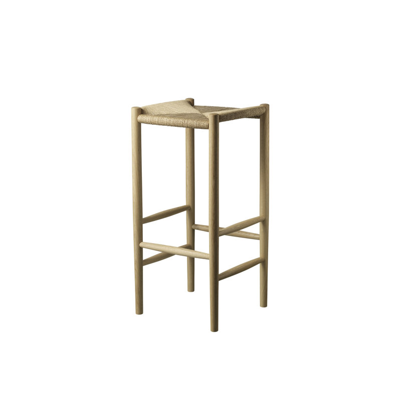 J164C by Jørgen Bækmark, Natural, Bar Stool (31"Seat Height)