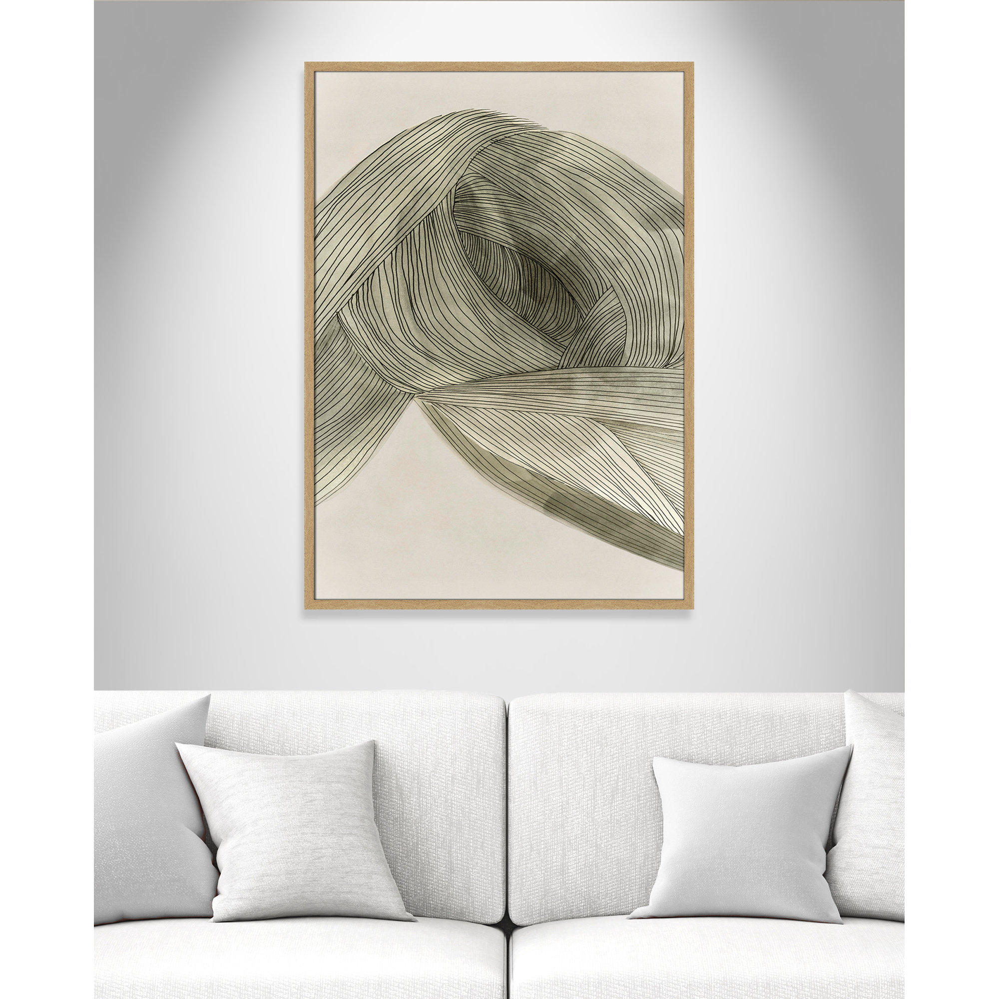 Dreaming In Pastel I, 41.5" H x 29.5" W x 0.75" D, Natural