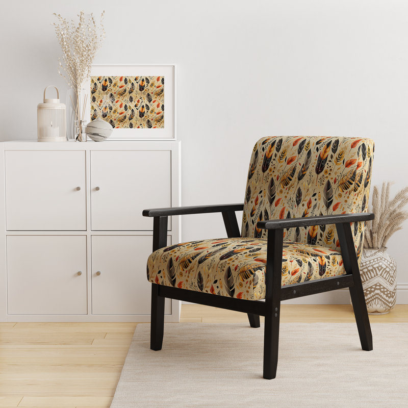 Fauteuil de style bohème et éclectique rembourré Artistic Nomad
