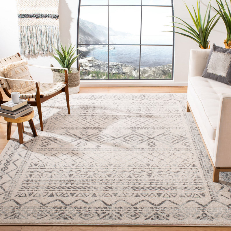 Jaaliyah Performance Southwestern Rug, Rectangle 6' x 9'