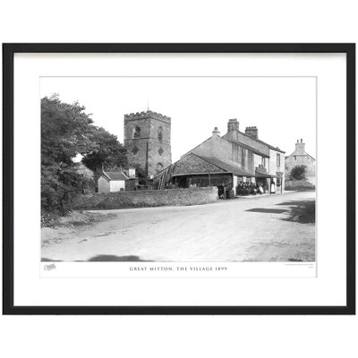 Great Mitton, The Village 1899 - Single Picture Frame Print