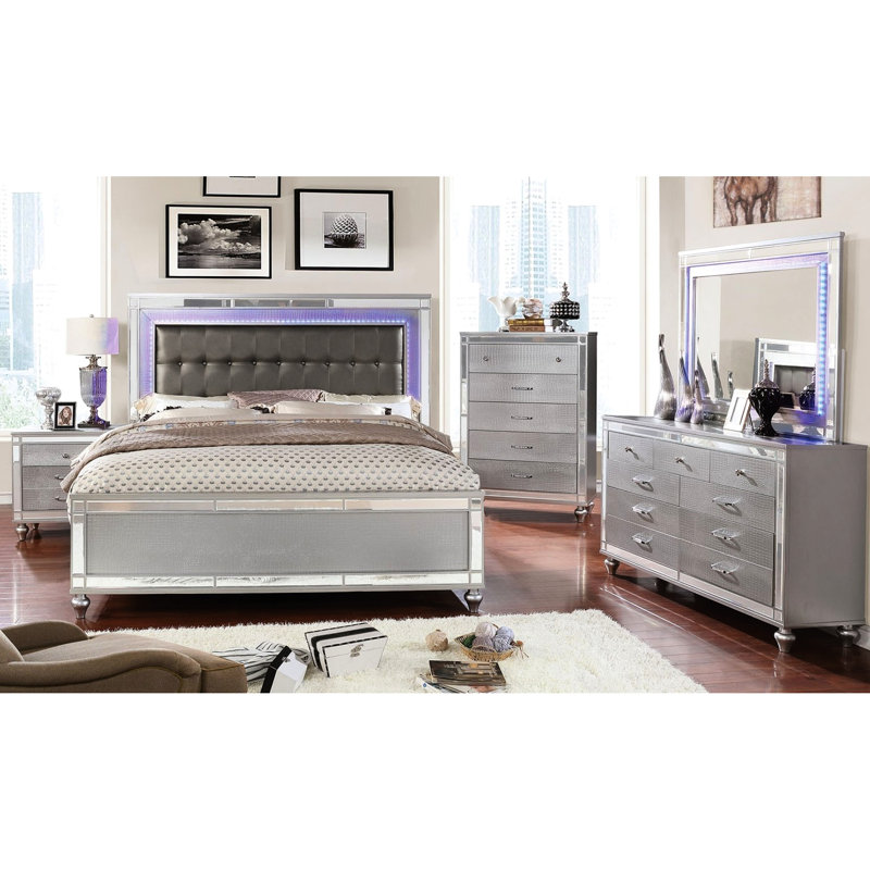 Table de chevet classique Classic Silver